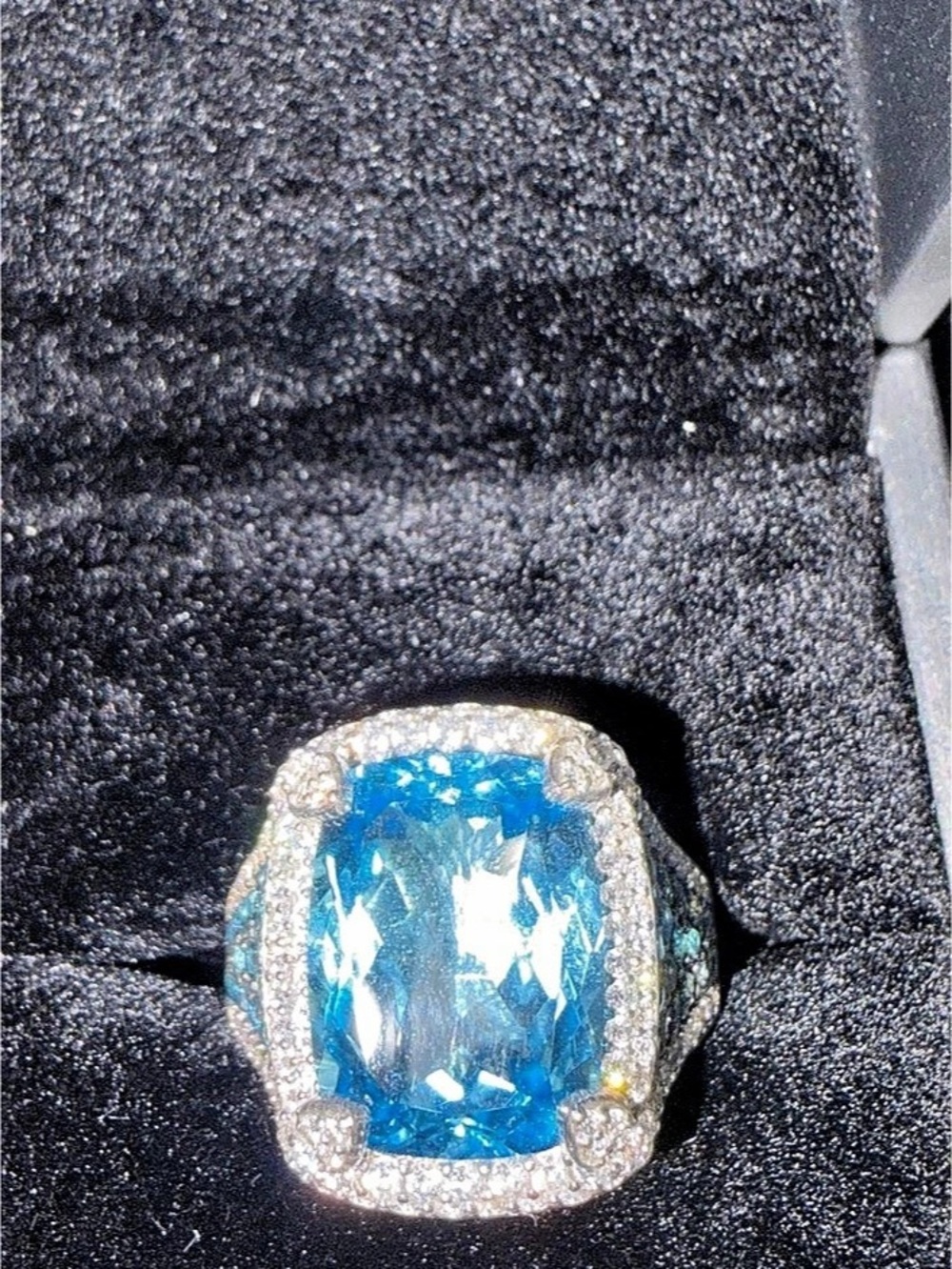 Judith Ripka Blue Topaz Ring